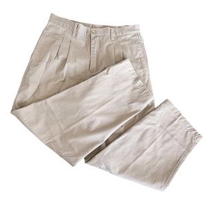 Vintage high rise beige trouser pants